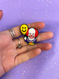 Clown croc charm