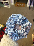 Crystal moth hair scrunchie