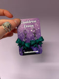 Christmas bow clay hoop Earrings