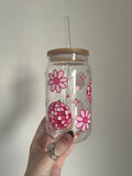 Disco ball clear Libbey glass