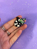 Sand snake croc charm