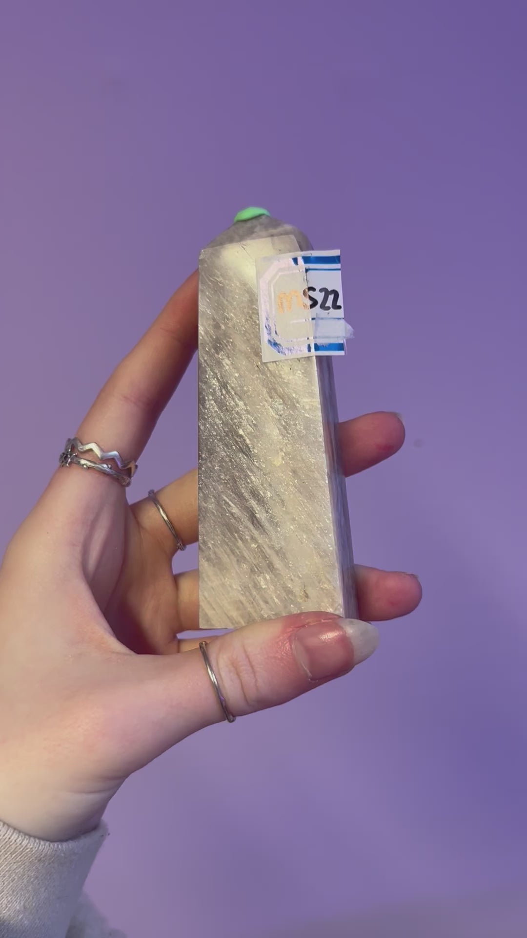 Moonstone flashy Crystal tower
