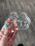 mushrooms - silicone earring moulds