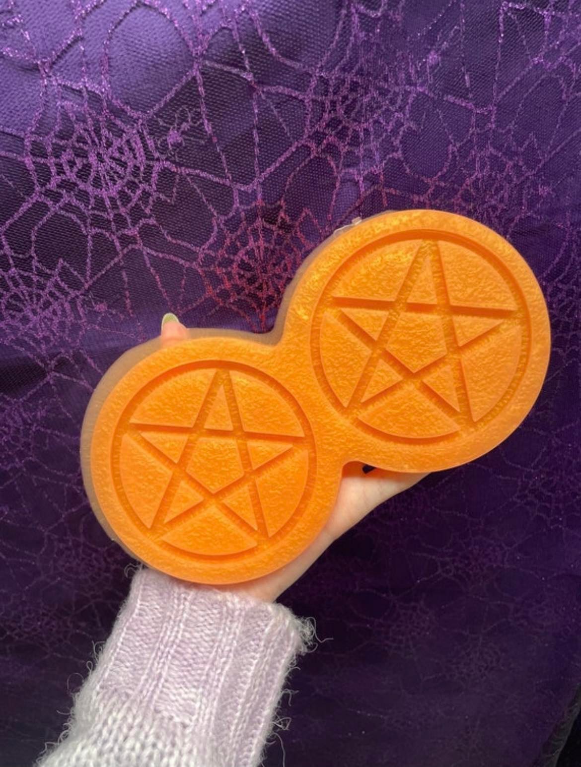large pentagrams - silicone earring moulds