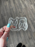 bunny mask - silicone earring moulds