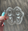 pumpkin babe - silicone earring mould