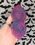pentagram cauldron - silicone earring mould