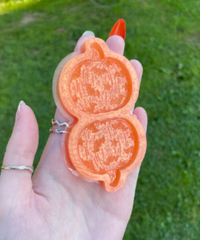 bat and stars pumpkins - silicone earring mould