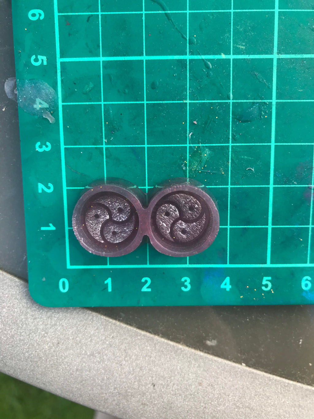 Bdsm studs silicone earring mould|mould only for resin crafts| Made to order