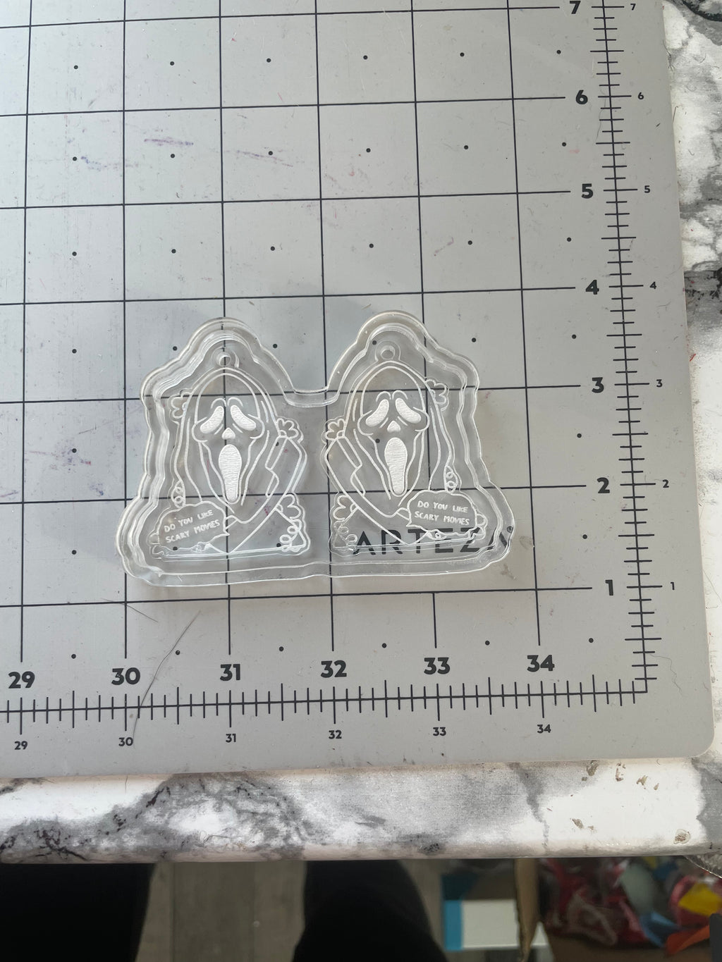 Do you like scary movies? silicone earring mould