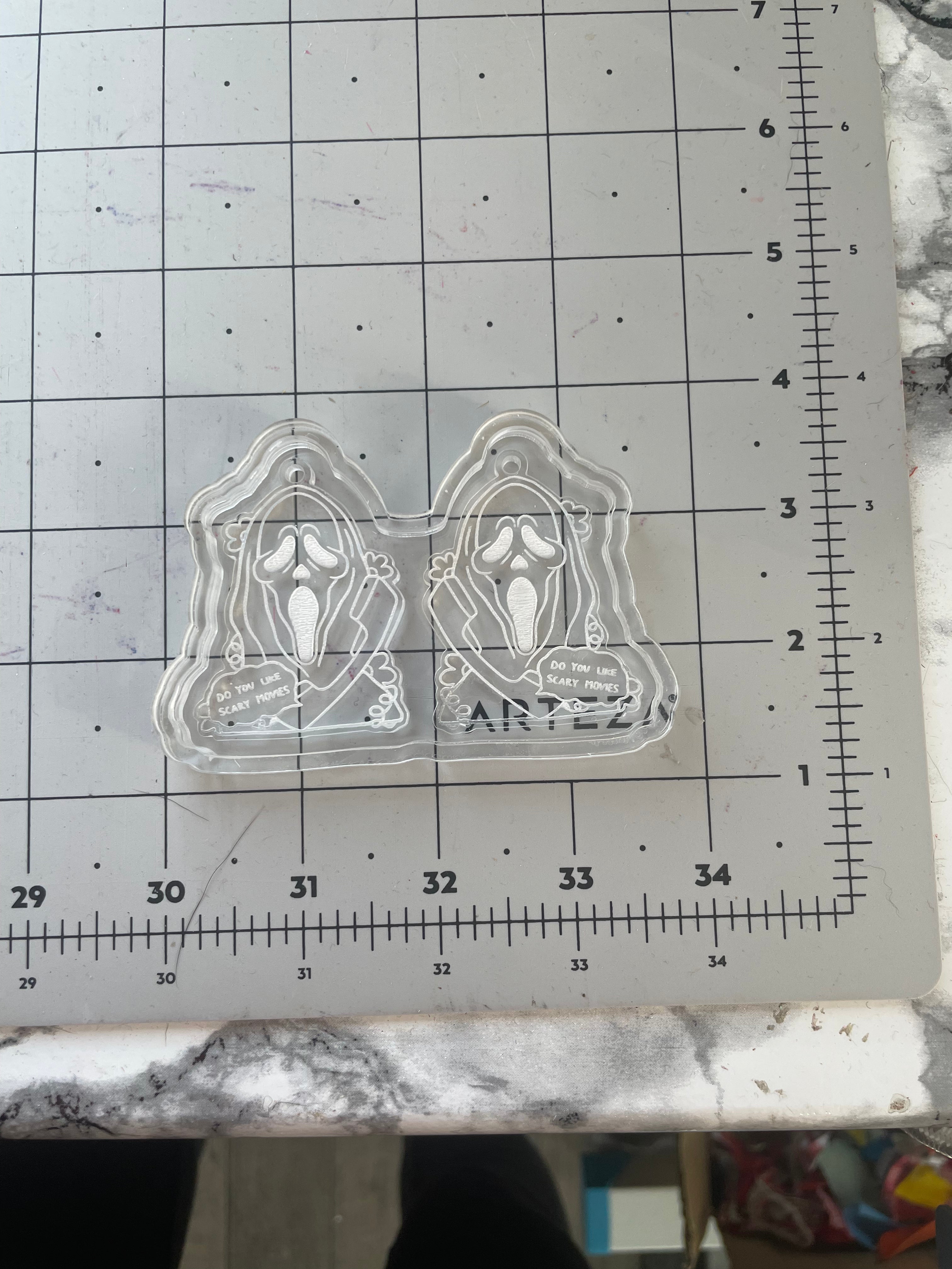 Do you like scary movies? silicone earring mould