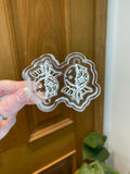 Sam face silicone earring mould