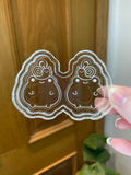 Snail frog silicone earring mould