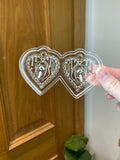 Masked killer Hearts silicone mould