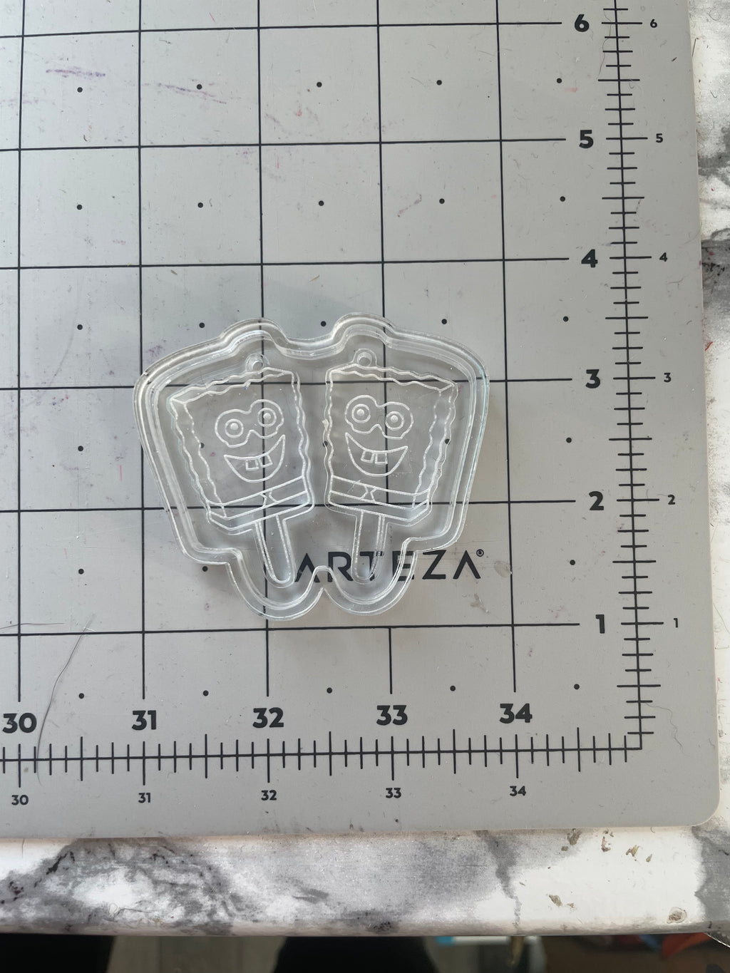 Ice cream Bob pants silicone earring mould