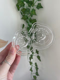 Shadow on the moon circles silicone earring mould