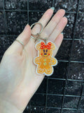 Gingerbread Minnie keychain